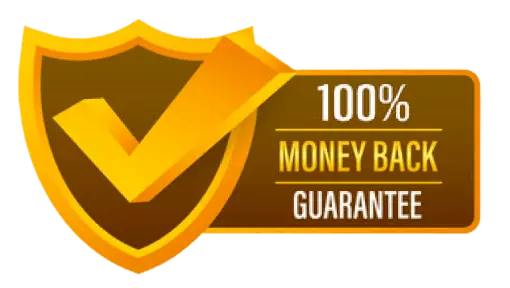 100% Money Back Guarantee logo